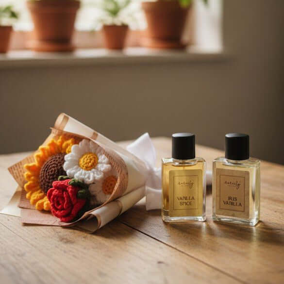 Handcrafted Blooms, Vanilla Spice & Iris Vanilla