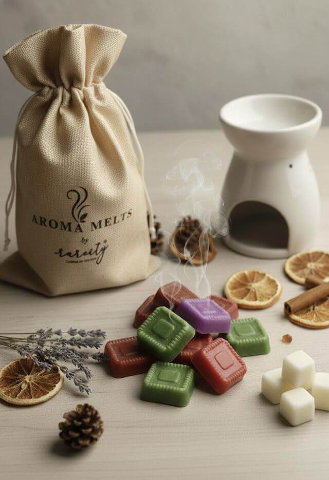Aroma Melts – Assorted Scented Wax Melts (Pack of 6) for Relaxing Home Fragrance