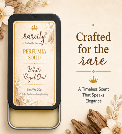 Solid Perfume 20g White Royal Oud Fragrance, Pocket Perfume, Alcohol-Free