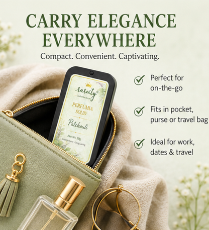 Solid Perfume 20g Patchouli Fragrance, Pocket Perfume, Alcohol-Free