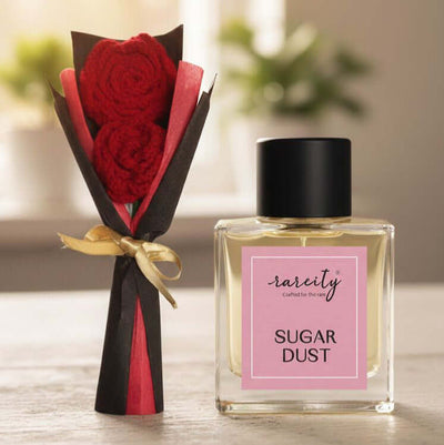 Aromatic Hand Crochet Bouquet- Soothing Aroma | Sugar Dust Pefume