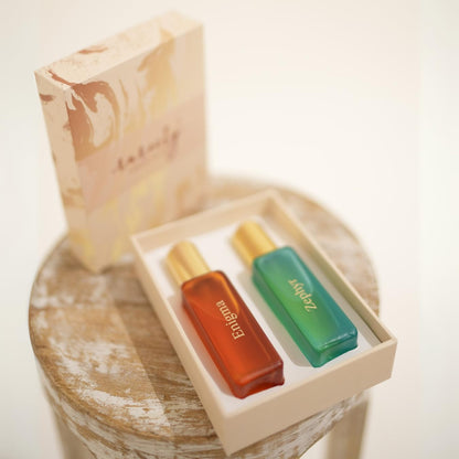 Self Care & Fragrance Gift Combo | Fresh Body Mist, Radiant Rice Water Face Wash, Hydrating Face Cream & Enigma + Zephyr Roll On Perfume Duo | Travel Friendly Beauty & Fragrance Kit | Pack of 5