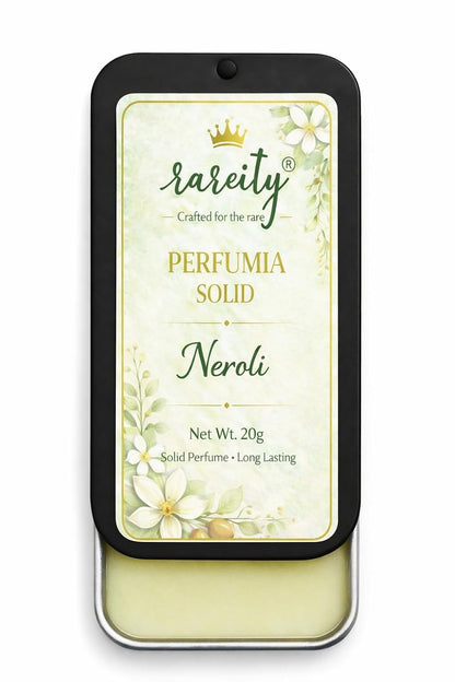 Perfume Solid Perfume Combo Pack of 5 | White Royal Oud, Neroli, Patchouli, Vetiver & Bergamot Amber | Pocket Fragrance Balm | Travel Friendly Metal Tin | 20g Each