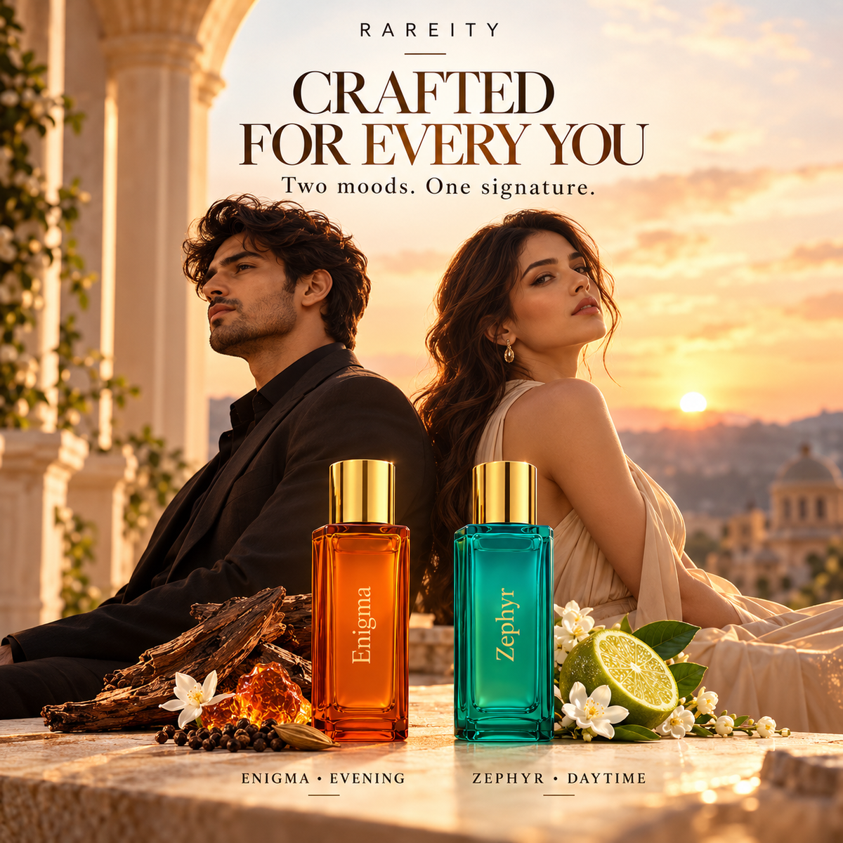 Enigma &. Zephyr Perfume Combo Pack 30ml Each for Men and Women