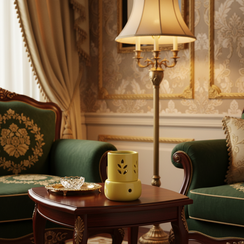 Lemongrass Aroma Melt, Sleek Cylinder Diffuser